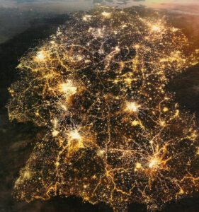 Lichtverschmutzung in Deutschland